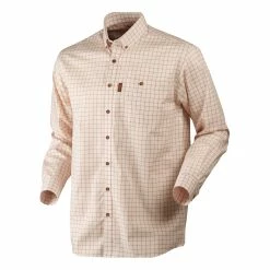 Best Pirce ✔️ Harkila Stenstorp 👕 Shirt Burnt Orange Checkered ⭐