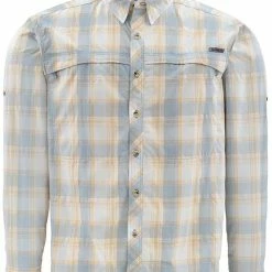 Cheap ✨ Simms Stone Cold 👕 Shirt Slate Blue Plaid XL 🧨