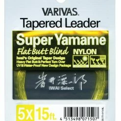 Coupon 😉 Varivas Super Yamame Flat Butt Tapered Leader 15ft 🔥