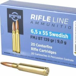 Brand new 👏 PPU 6.5 x 55 Swedish FMJ Boat Tail 139gr (20 Box) 💯