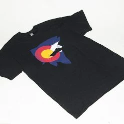 Promo 💯 Scott T-shirt Co Fish Logo Black ⭐