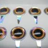 Coupon ✨ Funky Fly Tying Tab Eyes Mirage/Hot Orange 3D 🥰