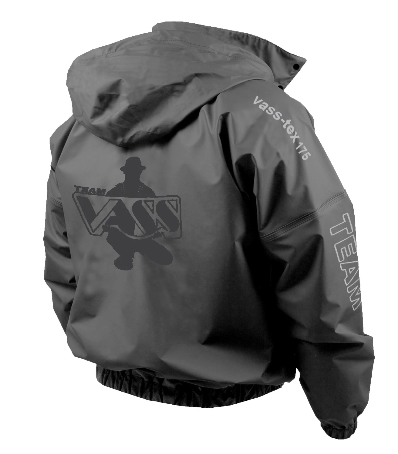 Flash Sale 🌟 Vass-Tex 175 Team Vass Lightweight Waterproof Smock Black/Grey ✨ 2 Flash Sale 🌟 Vass-Tex 175 Team Vass Lightweight Waterproof Smock Black/Grey ✨ - Image 2
