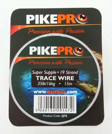Wholesale ⭐ PikePro Trace Wire Super Supple 19 Strand 35lb 15m 🔔 1 Wholesale ⭐ PikePro Trace Wire Super Supple 19 Strand 35lb 15m 🔔