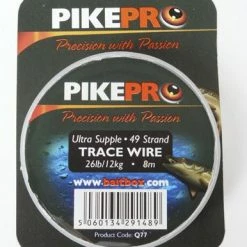 Best deal 😍 PikePro Trace Wire Ultra Supple 49 Strand 26lb 8m 👍