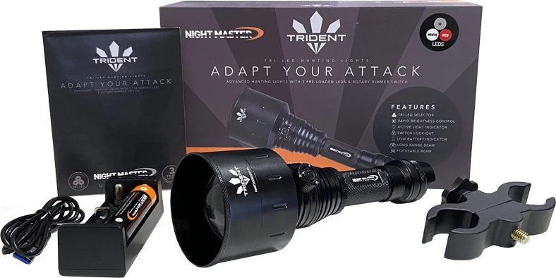 New ๐ Night Master Trident Tri-LED Long Range Dimmable Hunting Light ๐คฉ 4 New ๐ Night Master Trident Tri-LED Long Range Dimmable Hunting Light ๐คฉ - Image 4
