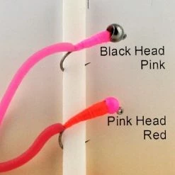 Best Pirce 🎁 Grando Flies Tungsten Bead Squirmy Worms Flies - Barbless 🥰