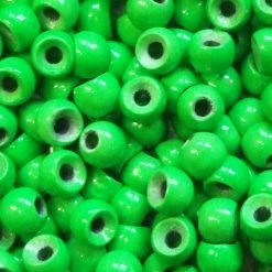 Hot Sale ❤️ Turrall Tungsten Beads 10pc ⭐ -Glasgow Angling Sales tungsten beads fluoro green