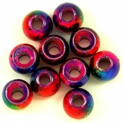 Hot Sale ❤️ Turrall Tungsten Beads 10pc ⭐ -Glasgow Angling Sales tungsten beads rainbow
