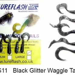Top 10 ✨ Lureflash Twister Waggle Tails ✔️ 18 Top 10 ✨ Lureflash Twister Waggle Tails ✔️ -Glasgow Angling Sales twister waggle tails black glitter