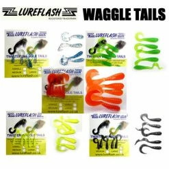 Top 10 ✨ Lureflash Twister Waggle Tails ✔️