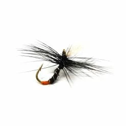 Wholesale 🔔 Stillwater Upright Black/Orange Emerger Size 12 - 1 Dozen ✔️