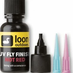 Flash Sale 🥰 Loon Outdoors UV Fly Finish 🎁 -Glasgow Angling Sales uv20fly20finish20hot20red