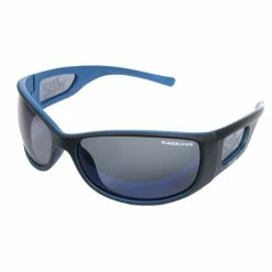 Discount ⌛ Fladen UV400 'SEA' Polarized 👓 Sunglasses Blue/Black Frame with Blue Lens 😍