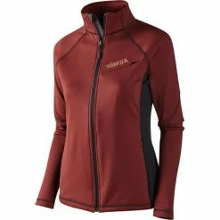 Cheap 🤩 Harkila Vestmar Hybrid Lady Fleece Syrah Red Melange 🧨