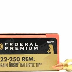 Cheapest 🤩 Federal Vit-Shok .22-250 55 Grain Nosler Ballistic Tip (20 Box) 🤩
