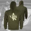 Best Sale 👍 Vass VU507R Classic Print Hoody Khaki Edition 👏