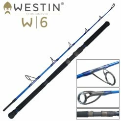 Buy 🌟 Westin W6 Jigging 5ft2/155cm M 250-400g 1+1pc 🎉 -Glasgow Angling Sales w6 jigging 5ft2 rod 1 2
