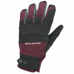 Promo 😀 Sealskinz Waterproof All Weather MTB Glove ❤️ 6 Promo 😀 Sealskinz Waterproof All Weather MTB Glove ❤️ -Glasgow Angling Sales waterproof all weather mtb glove black red back