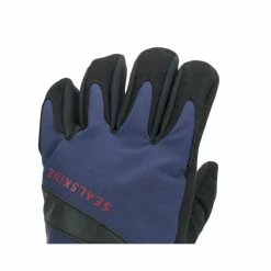 Outlet 💯 Sealskinz Waterproof All Weather Cycle Glove 🔥 -Glasgow Angling Sales waterproof all weather cycle glove navy blue black 7
