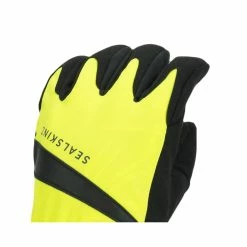 Outlet 💯 Sealskinz Waterproof All Weather Cycle Glove 🔥 -Glasgow Angling Sales waterproof all weather cycle glove neon yellow black 12