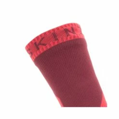 Discount 💯 Sealskinz Waterproof Extreme Cold Weather Mid Length Sock Black/Grey/White S ✨ -Glasgow Angling Sales waterproof extreme cold weather mid length sock red 9