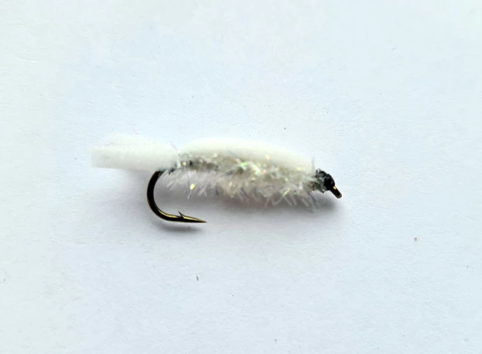 Cheap 😉 Stillwater White Floating Fritz Fry Long Shank Size 10 - 1 Dozen 🥰 1 Cheap 😉 Stillwater White Floating Fritz Fry Long Shank Size 10 - 1 Dozen 🥰