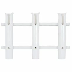 Wholesale 🔔 Fladen White Plastic Triple Rod Holder ⭐