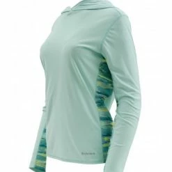 Discount 🎁 Simms 2018 Women's SolarFlex Hoody Print 🌟 6 Discount 🎁 Simms 2018 Women's SolarFlex Hoody Print 🌟 -Glasgow Angling Sales women s solarflex hoody print wintergreen side