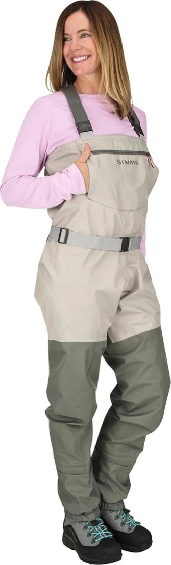 Outlet 🥰 Simms Womens Tributary Stockingfoot Chestwaders Platinum 🔔 3 Outlet 🥰 Simms Womens Tributary Stockingfoot Chestwaders Platinum 🔔 - Image 3