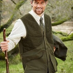 New 💯 Seeland Woodcock Waistcoat Shaded Olive 🧨 -Glasgow Angling Sales woodcock waistcoat shaded olive model scaled