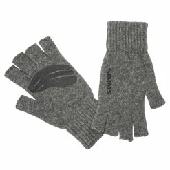 Discount 😍 Simms Wool Half Finger Glove Steel ❤️