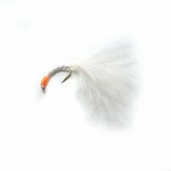 Deals 🧨 Stillwater Woolie Worms White & Orange - 1 Dozen 👏