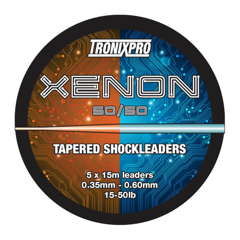 Hot Sale π Tronixpro Xenon Tapered Leader 50/50 5x15m π 1 Hot Sale π Tronixpro Xenon Tapered Leader 50/50 5x15m π